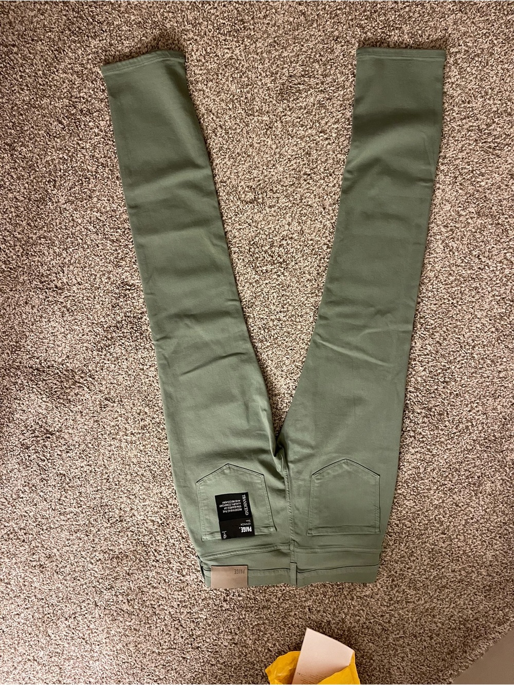 Paige Lennox Transcend Slim Jean Quiet Sea Green 28